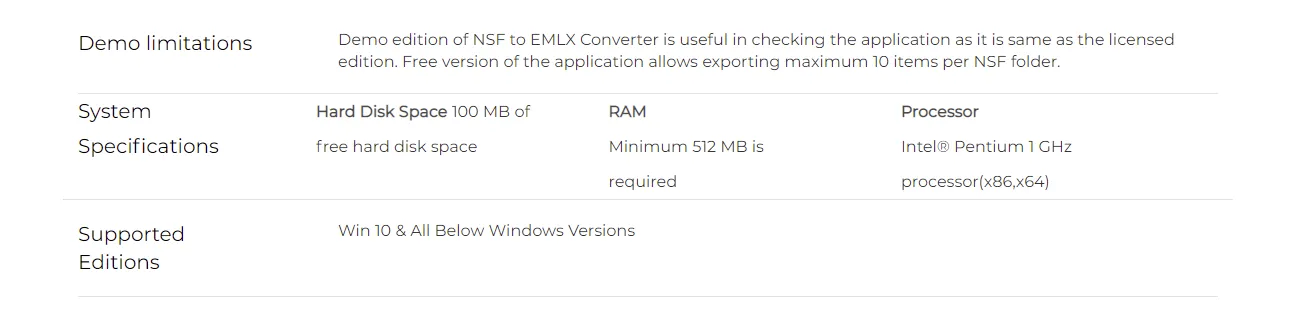 nsf para emlx