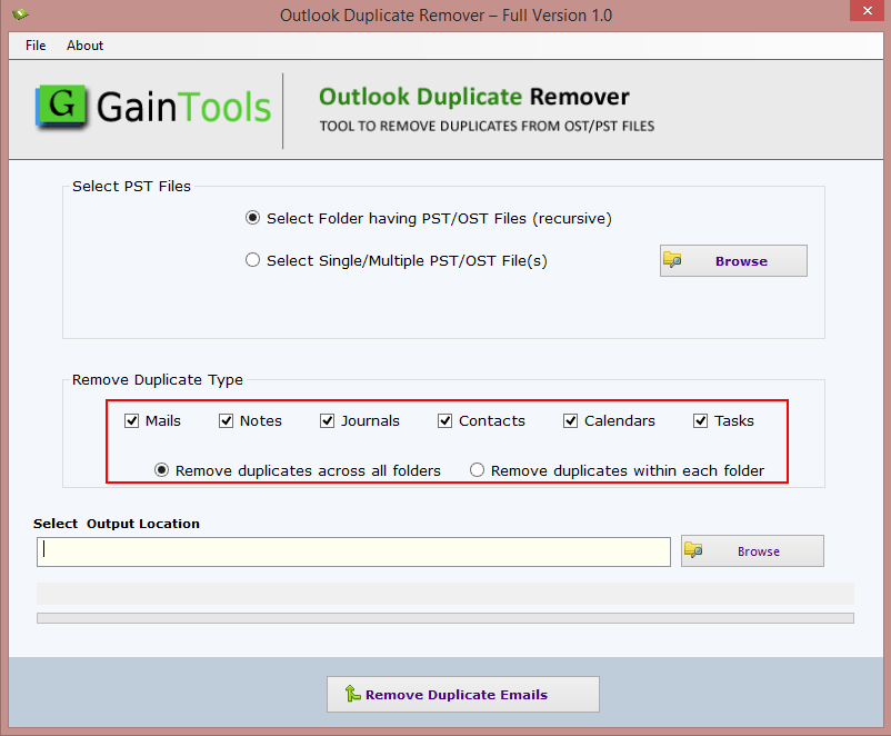 source forge outlook duplicate remover